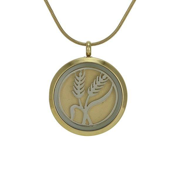 Classic Wheat Cremation Pendant II